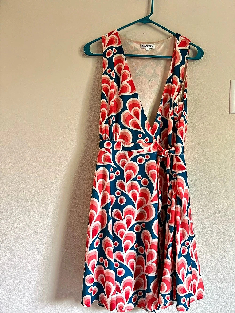 LA Soul Women's Abstract Print Mini Dress Like New